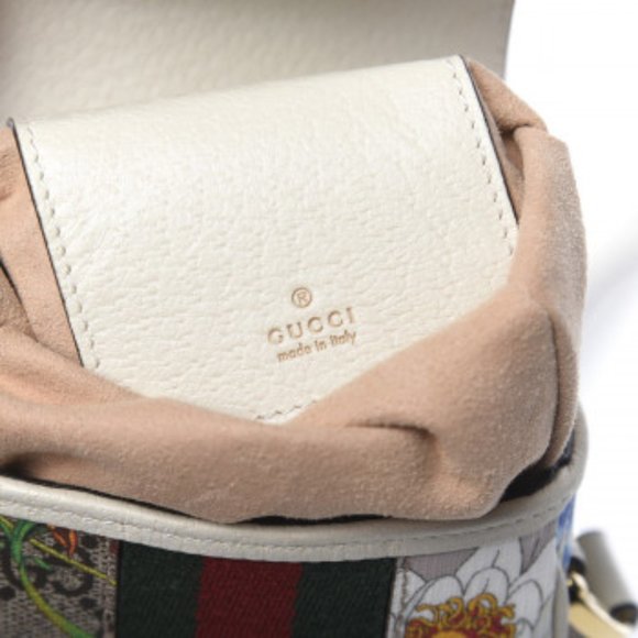 Gucci Ophidia Flora GG Crossbody Shoulder Bag White NEW WITH DUST BAG - Picture 11 of 13